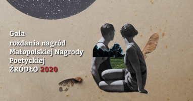 Plakat gali rozdania nagród Małopolskiej Nagrody Poetyckiej "Źródło"